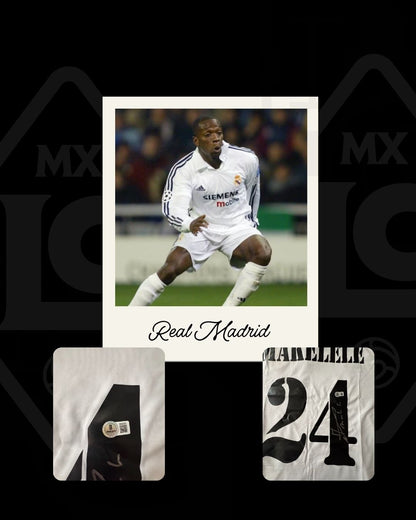 Jersey firmado Claude Makelele Real Madrid 2002