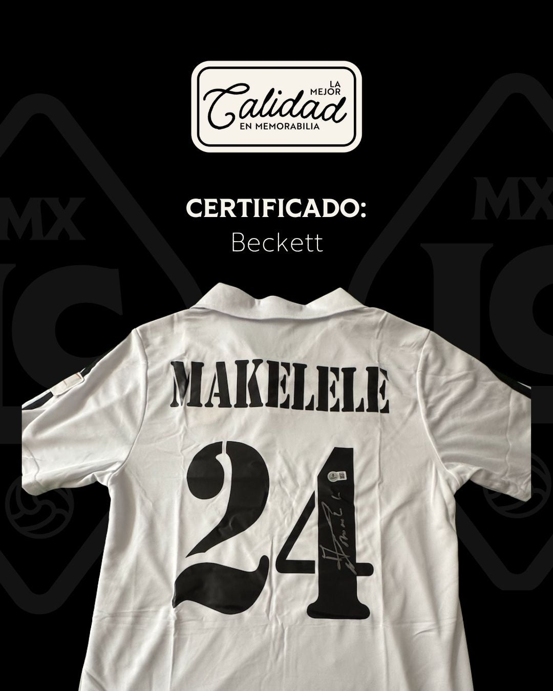 Jersey firmado Claude Makelele Real Madrid 2002