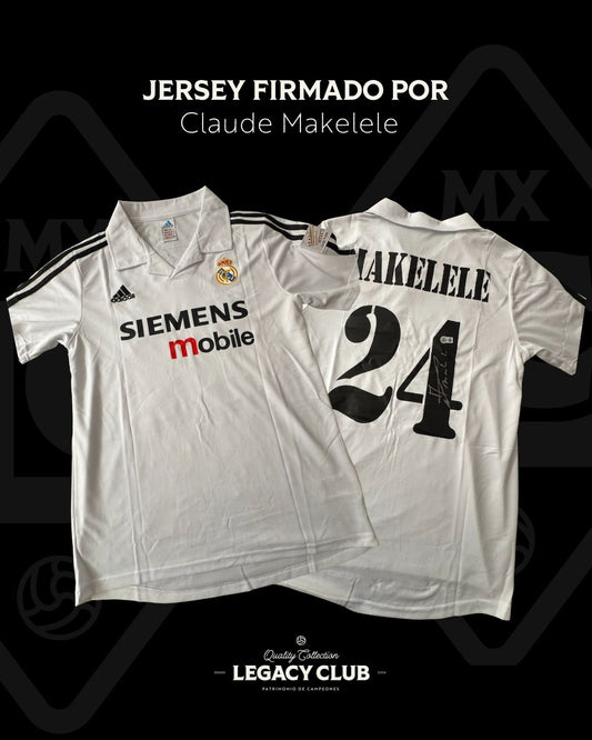 Jersey firmado Claude Makelele Real Madrid 2002