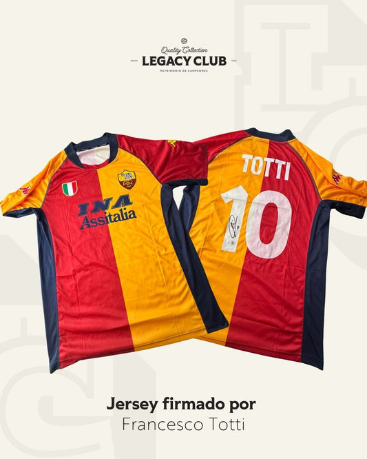 Jersey Firmado Francesco Totti AS Roma 2001