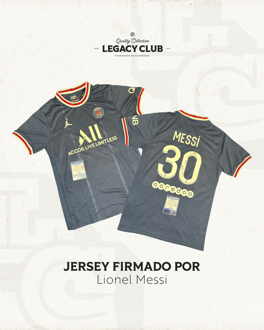 Camiseta Autografiada Lionel Messi Paris Saint-Germain PSG 2022