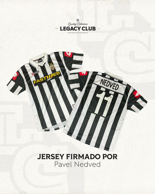 Camiseta Autografiada Pavel Nedved Juventus 2001