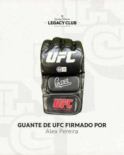 Guante firmado Alex Pereira