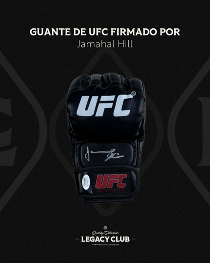 Guante firmado Jamahal Hill