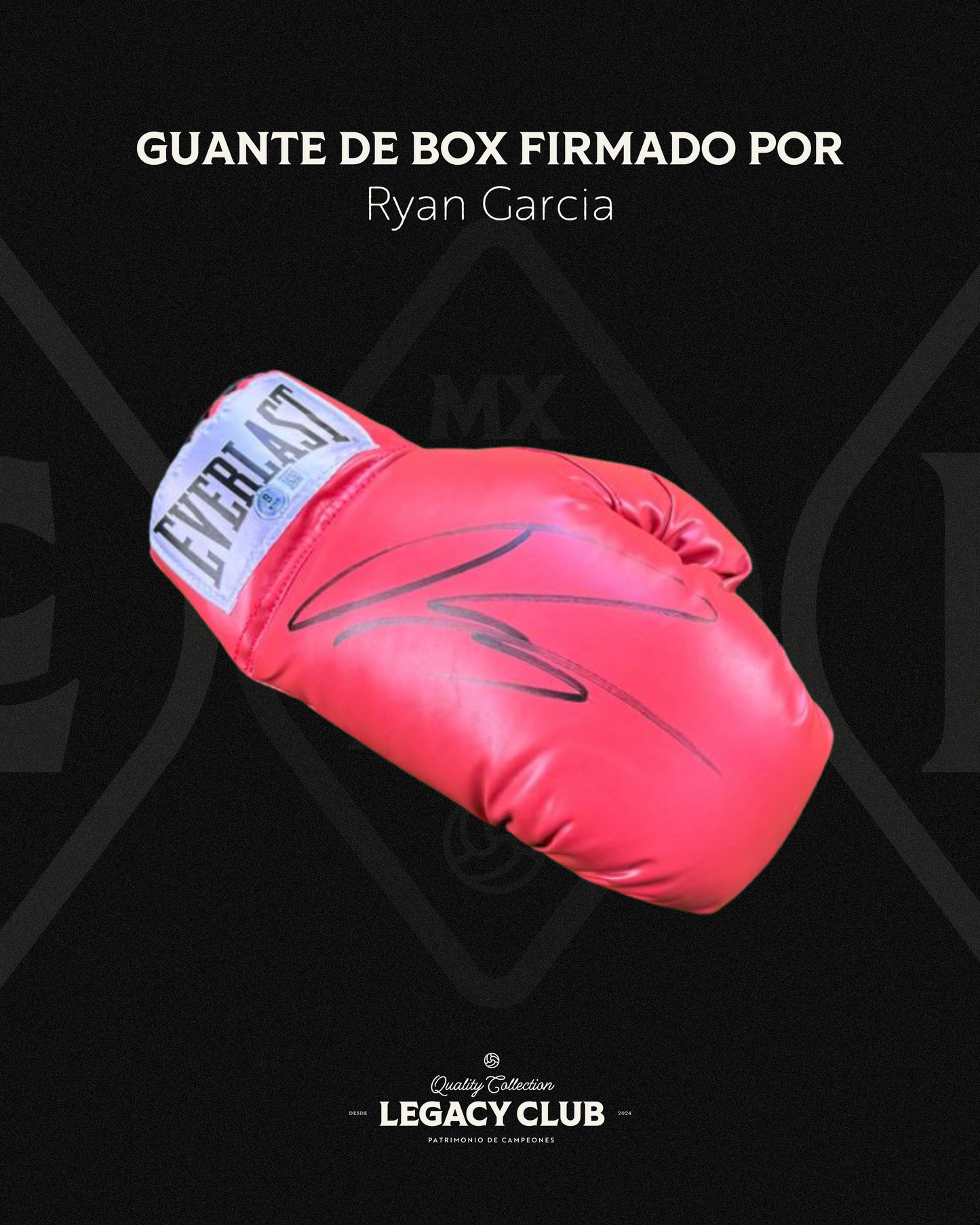 Guante firmado Ryan Garcia (