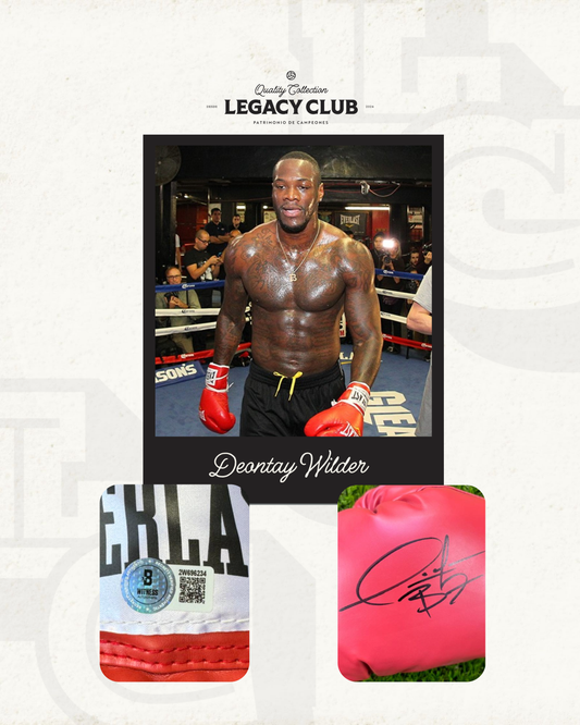 Guante firmado Deontay Wilder
