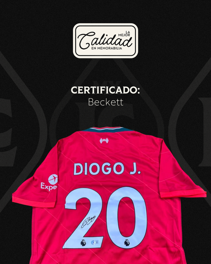 Jersey firmado Diogo Jota Liverpool