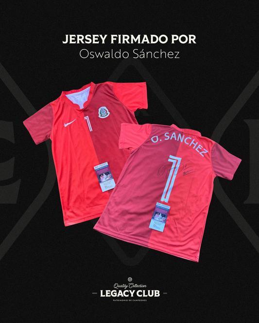 Jersey firmado Oswaldo Sánchez México