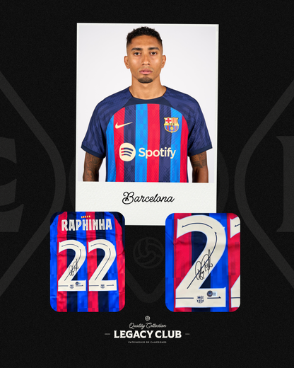 Jersey firmado Raphinha Barcelona