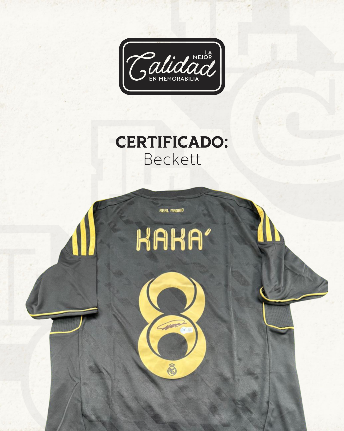 Jersey firmado Ricardo Kaka Real Madrid