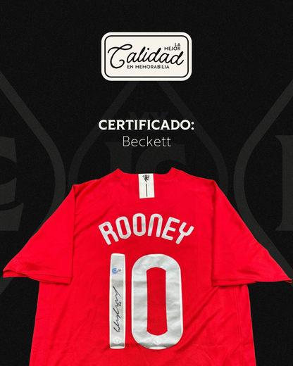 Jersey firmado Wayne Rooney Manchester United 2008