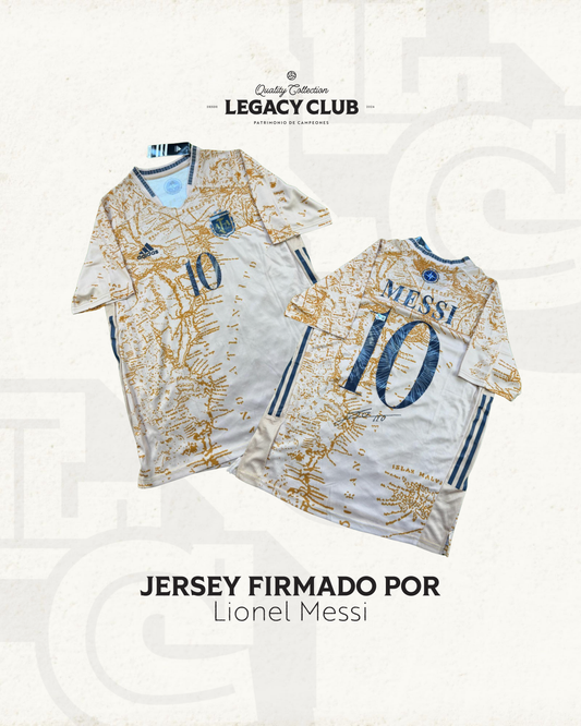 Jersey firmado Lionel Messi Conmemorativa Argentina