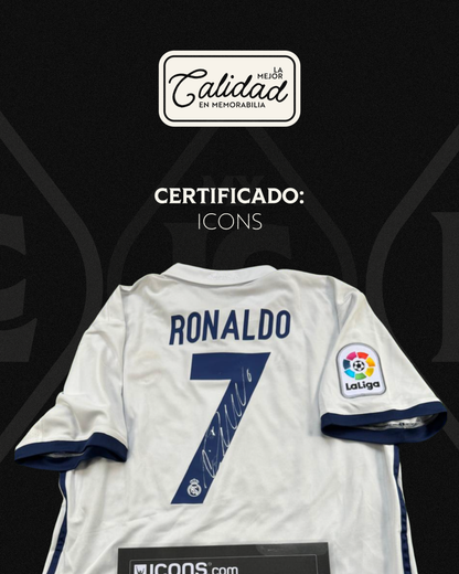 Jersey firmado Cristiano Ronaldo Real Madrid 2015