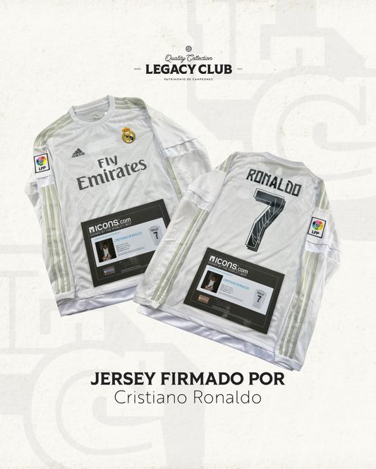 Jersey firmado Cristiano Ronaldo Real Madrid 2016