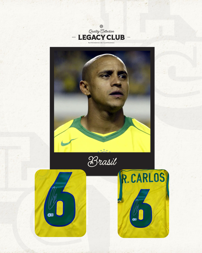 Jersey firmado Roberto Carlos Brasil