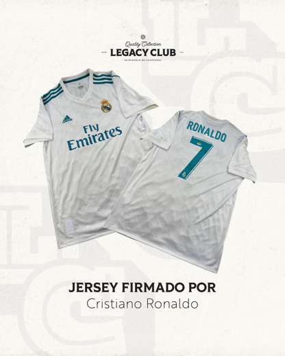 Jersey firmado Cristiano Ronaldo Real Madrid 2017