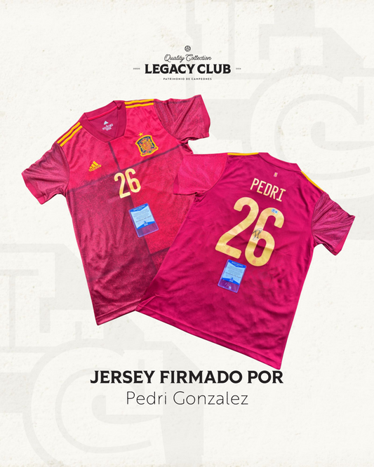 Jersey firmado Pedri Gonzalez España