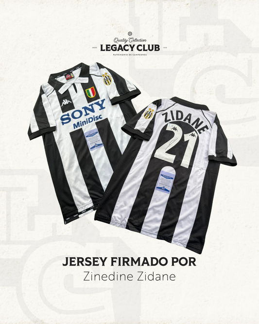 Jersey firmado Zinedine Zidane Juventus 1997