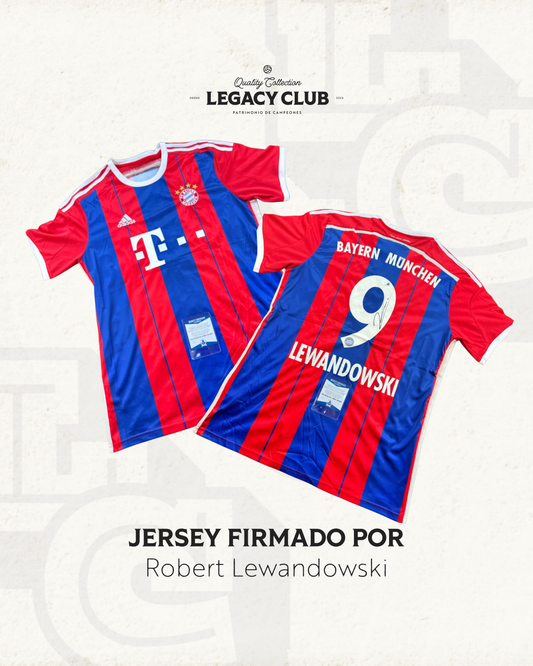 Jersey firmado Robert Lewandowski Bayern Munich