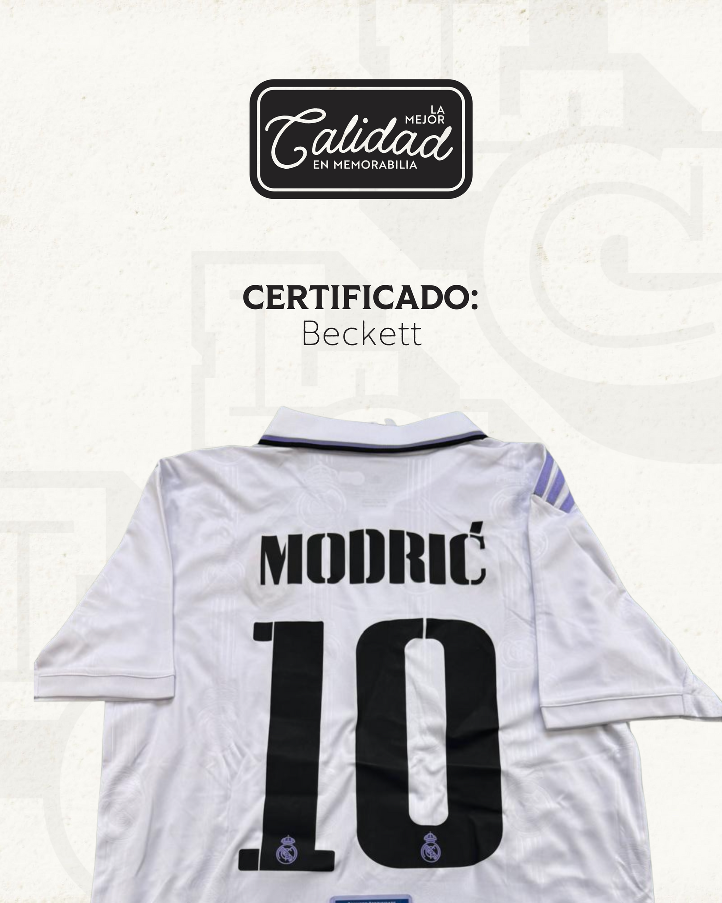 Jersey firmado Vinicius Jr, Modric & Benzema Real Madrid