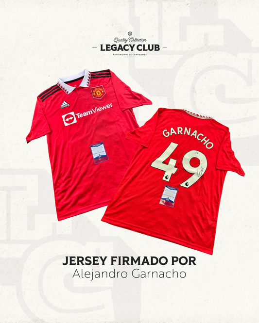 Jersey firmado Alejandro Garnacho Manchester United