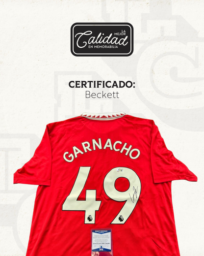 Jersey firmado Alejandro Garnacho Manchester United