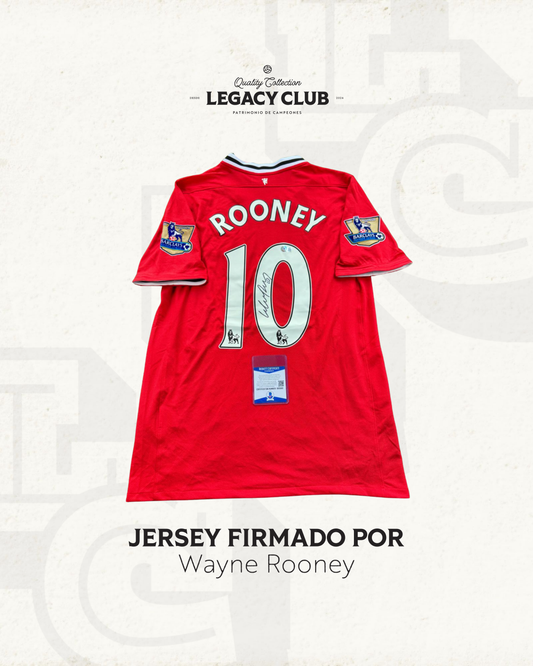 Jersey firmado Wayne Rooney Manchester United 2010