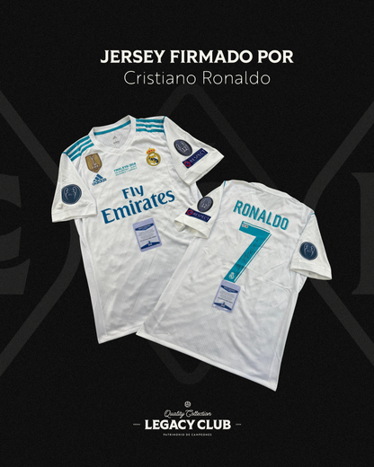 Jersey firmado Cristiano Ronaldo Real Madrid Final CL Kiev 2017