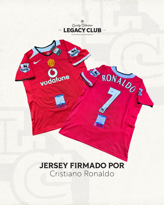 Jersey firmado Cristiano Ronaldo Manchester United 2005