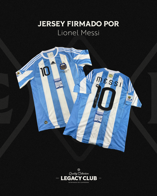 Jersey firmado Lionel Messi Argentina 2010