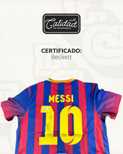 Jersey firmado Lionel Messi Barcelona 2014