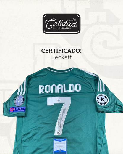 Jersey firmado Cristiano Ronaldo Real Madrid Visitante 2013