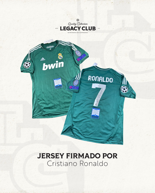 Jersey firmado Cristiano Ronaldo Real Madrid Visitante 2013