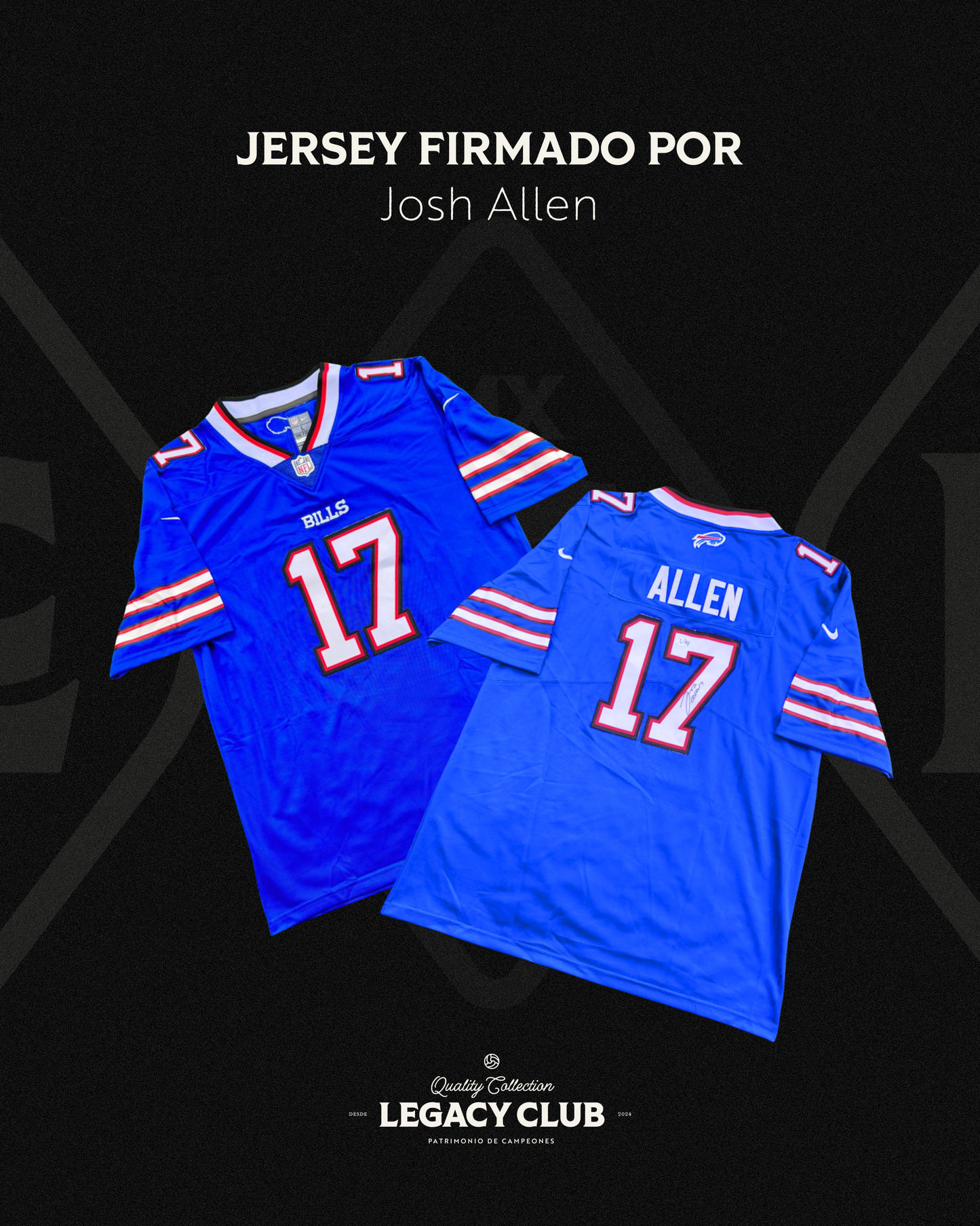 Jersey firmado Josh Allen Buffalo Bills