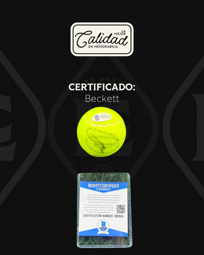 Pelota firmada Novak Djokovic
