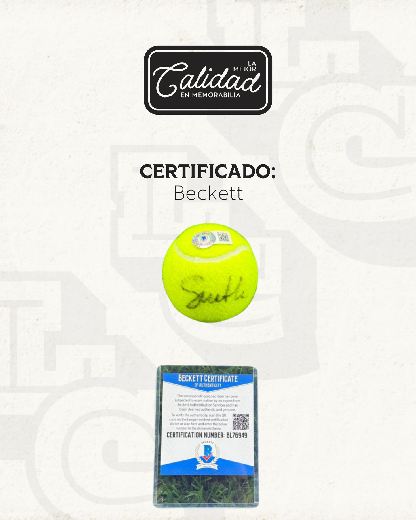 Pelota firmada Iga Swiatek