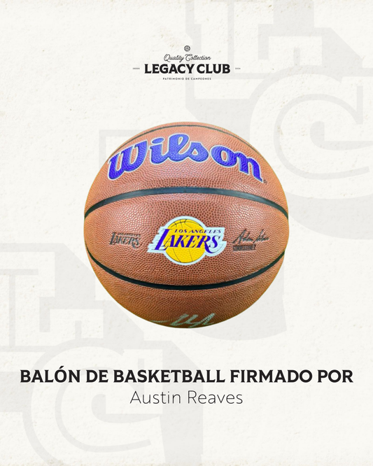 Balón Firmado Austin Reaves LA Lakers