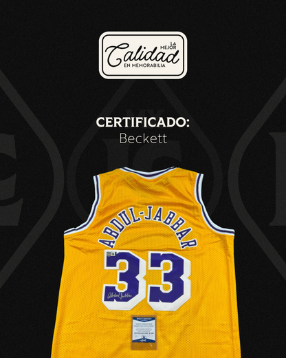 Jersey firmado Kareem Abdul-Jabbar LA Lakers (