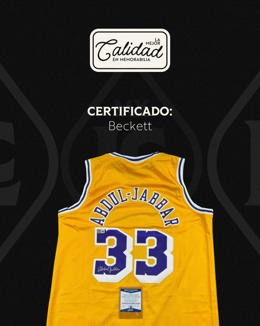 Jersey firmado Kareem Abdul-Jabbar LA Lakers (