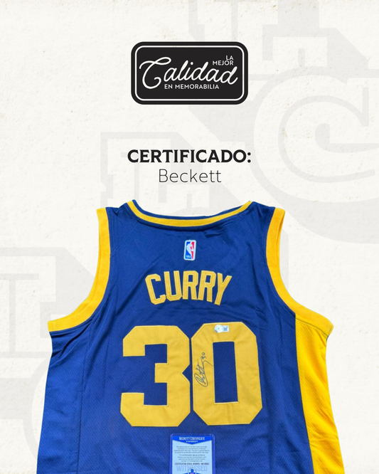 Jersey firmado Stephen Curry Golden State Warriors