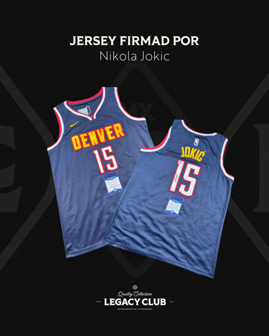 Jersey firmado Nikola Jokic Denver Nuggets
