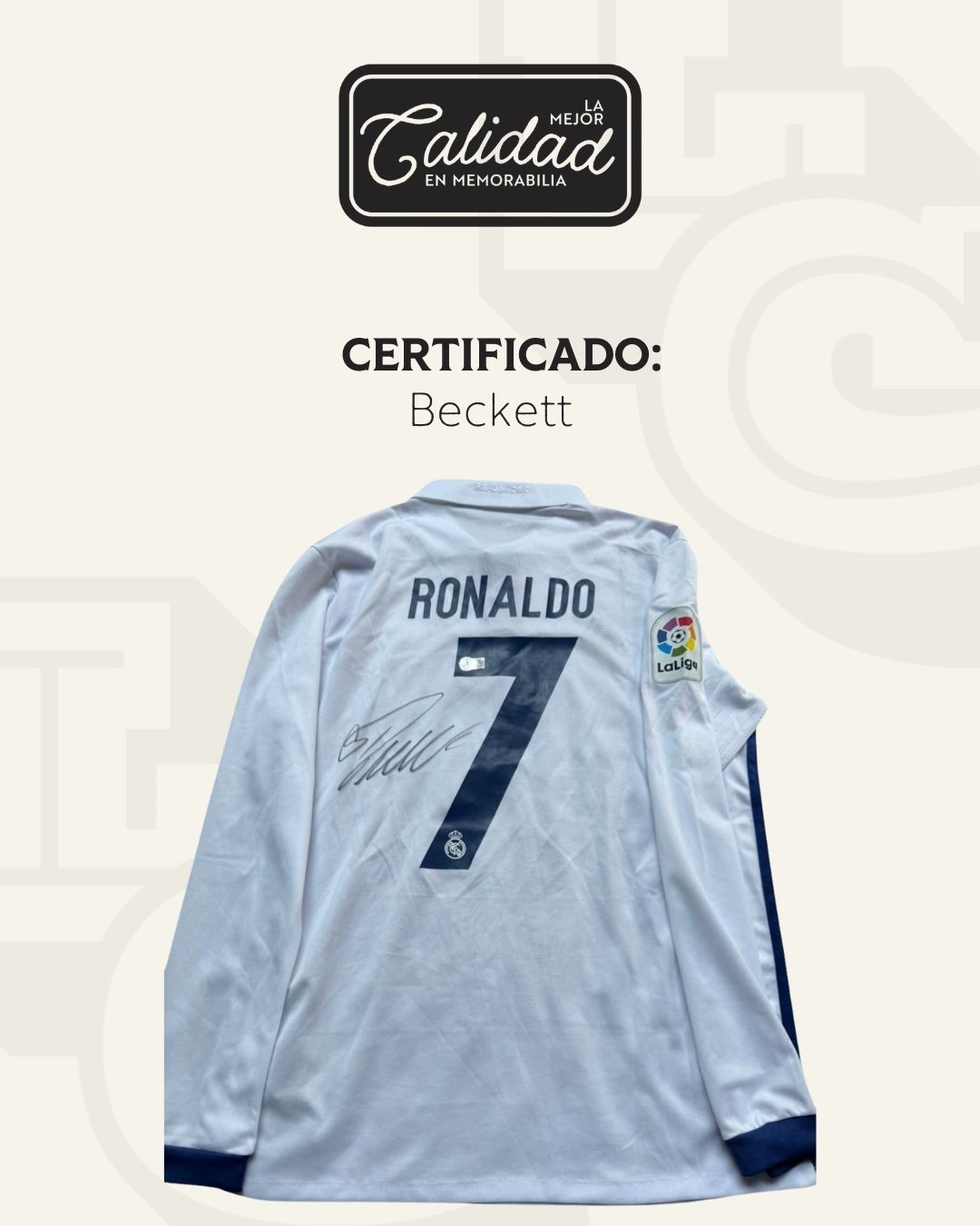 Jersey Firmado Cristiano Ronaldo Real Madrid 2016