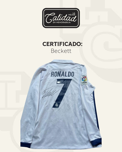 Jersey Firmado Cristiano Ronaldo Real Madrid 2016