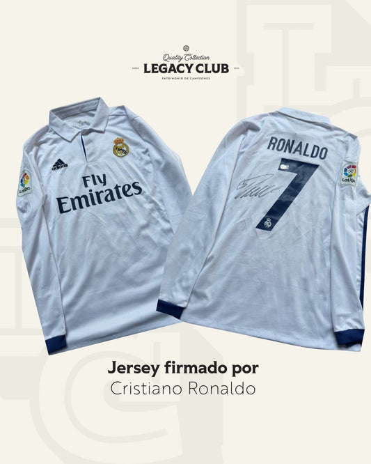 Jersey Firmado Cristiano Ronaldo Real Madrid 2016